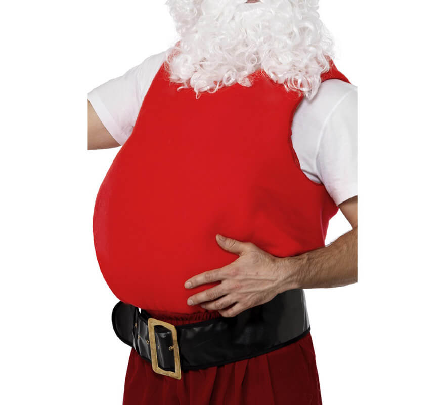 Translation missing: de.Barriga de Papá Noel en color Rojo para Navidad