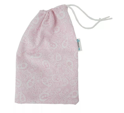 Funda de tela para Mascarilla estampado Cachemir Rosa