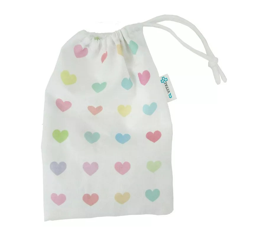 Translation missing: de.Funda de tela para Mascarilla estampado Corazones