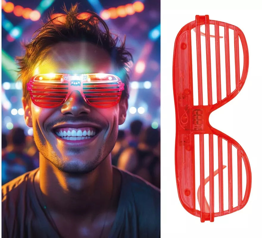 Translation missing: de.Gafas a rayas con Led
