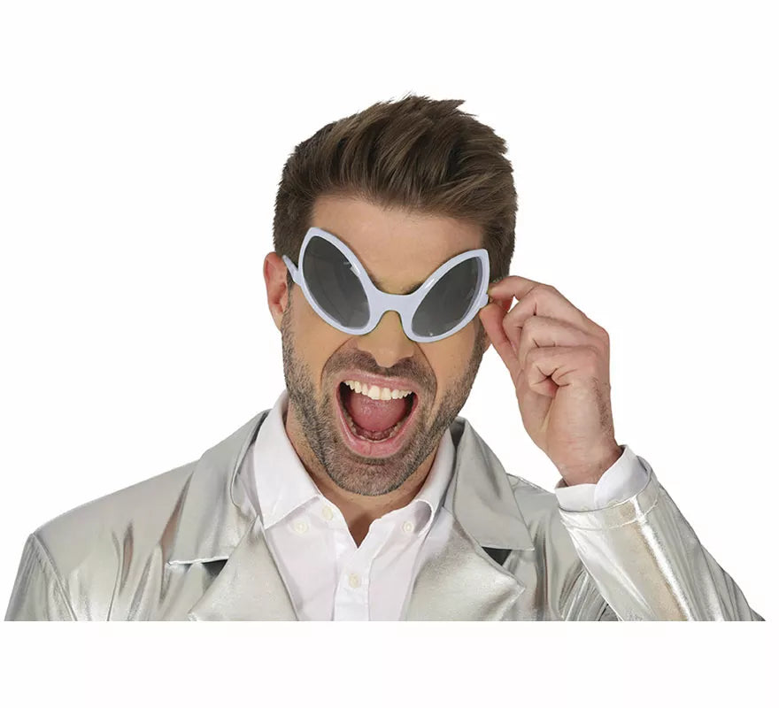 Translation missing: de.Gafas Alienígena plateadas adulto