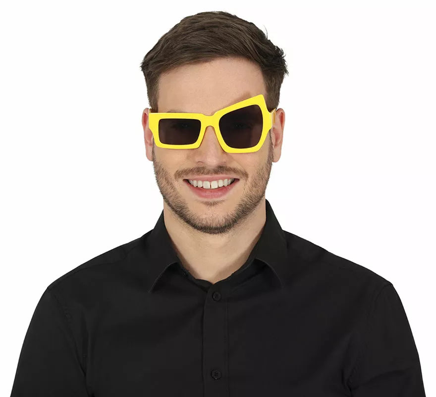 Translation missing: de.Gafas amarillas con guiño adulto