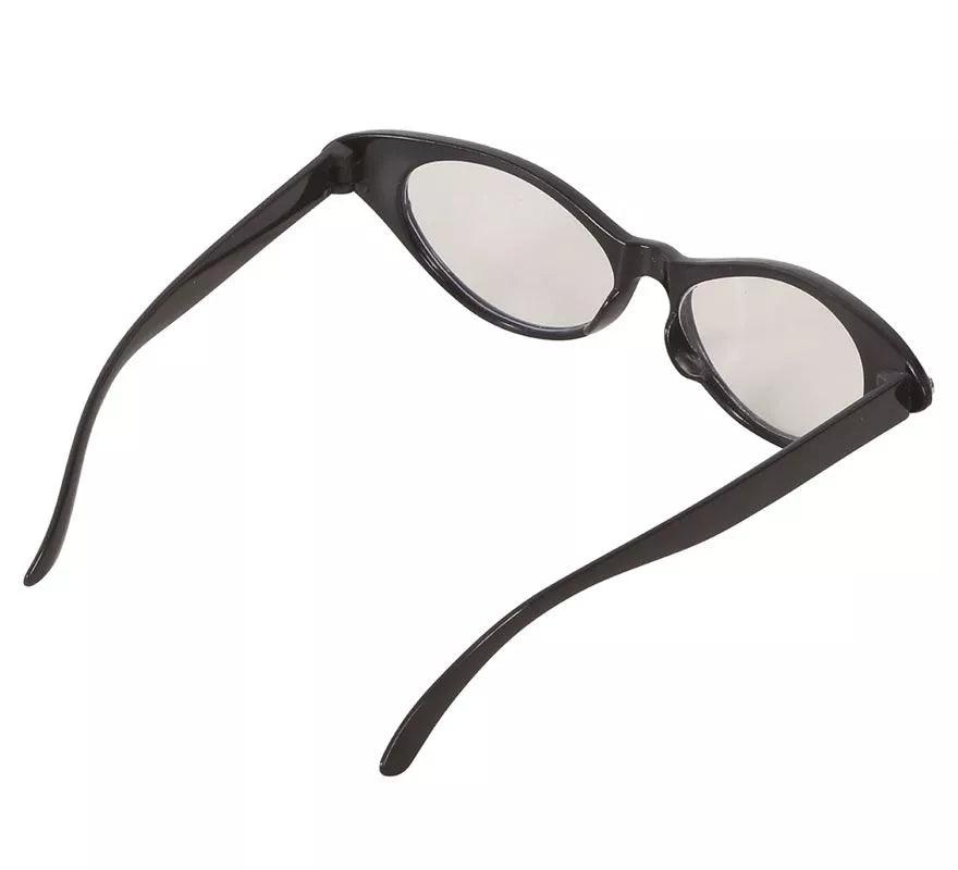Translation missing: de.Gafas años 60 negras con cristales