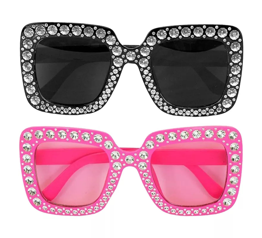 Gafas Años 70 Strass en varios colores