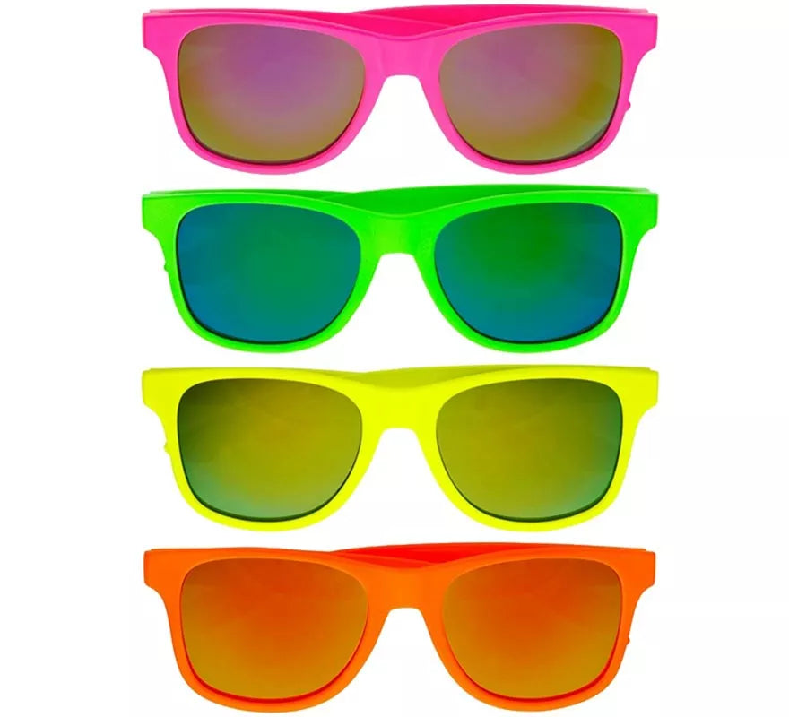 Translation missing: de.Gafas Años 80 neón con Lentes en varios colores
