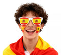 Gafas blancas Bandera de España