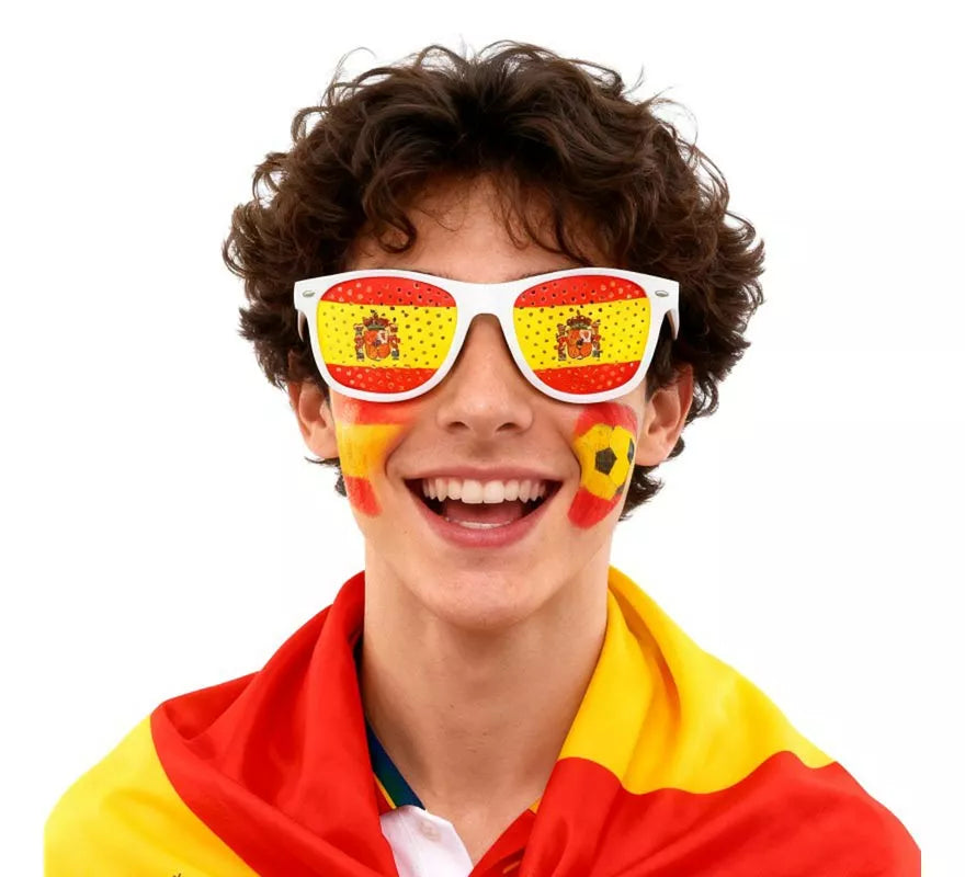 Translation missing: de.Gafas blancas Bandera de España