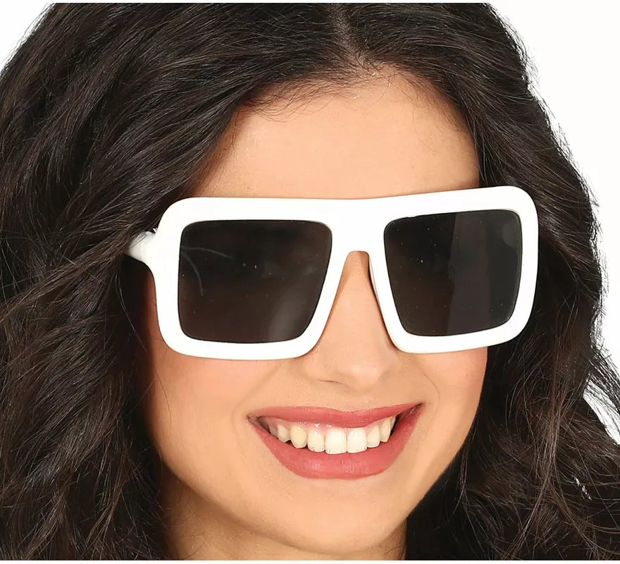Translation missing: de.Gafas Blancas Cuadradas