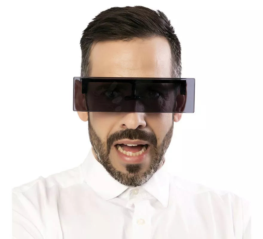 Translation missing: de.Gafas Censurado rectangulares negras