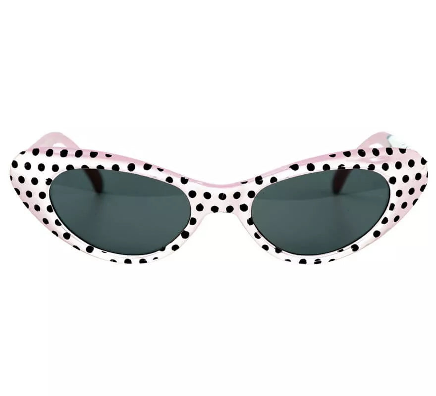 Translation missing: de.Gafas Chica de los Años 40 o 50 a lunares blancas