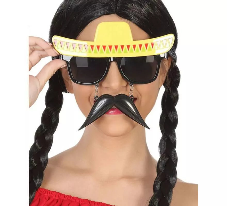 Translation missing: de.Gafas con Bigote y Gorro Mexicano