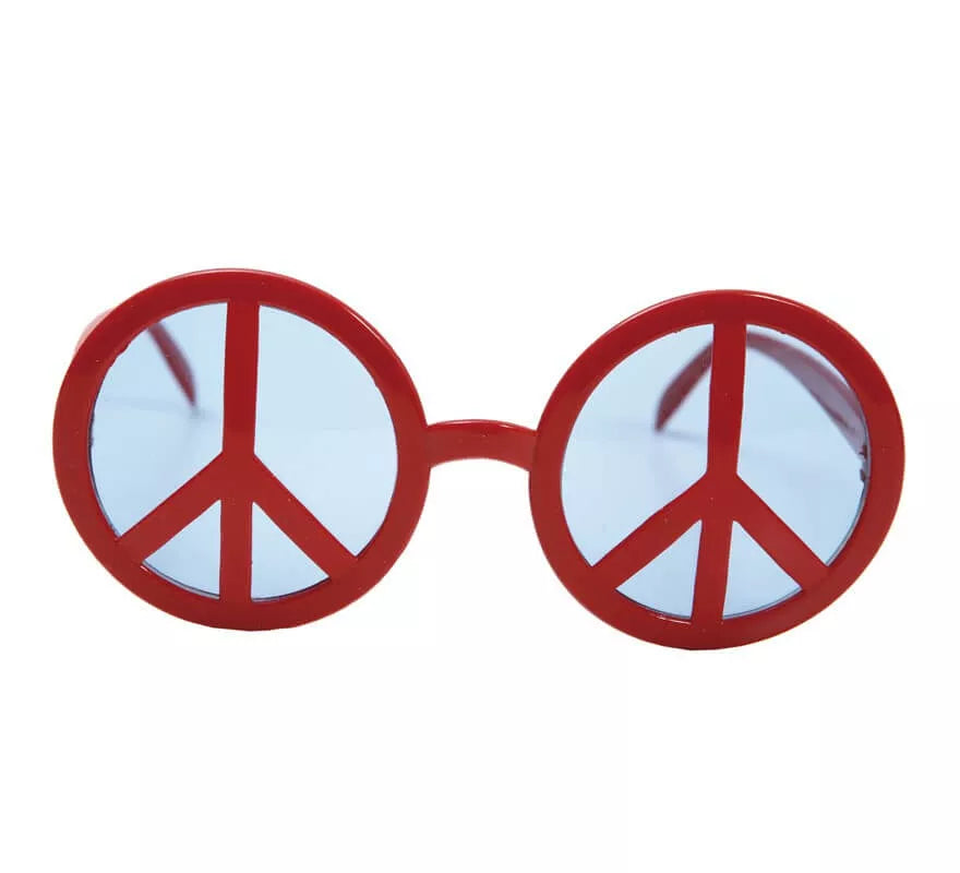 Translation missing: de.Gafas con Símbolo de La Paz rojas