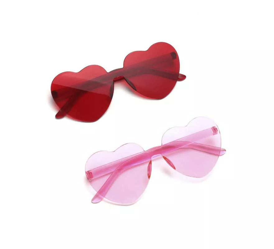 Translation missing: de.Gafas Corazón en colores surtidos adulto