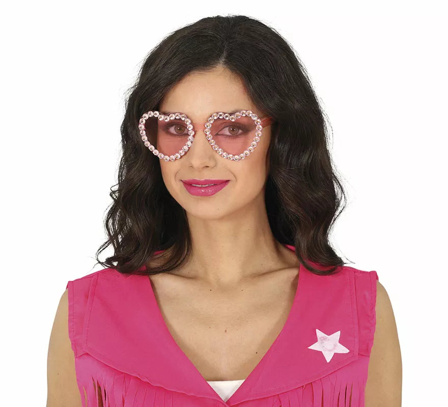 Translation missing: de.Gafas Corazones con brillantes adulta