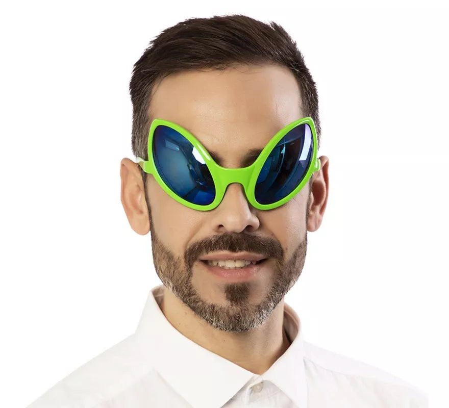 Translation missing: de.Gafas de Alien azul y verde