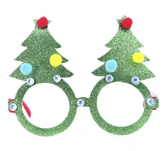 Glitzernde Weihnachtsbaumgläser