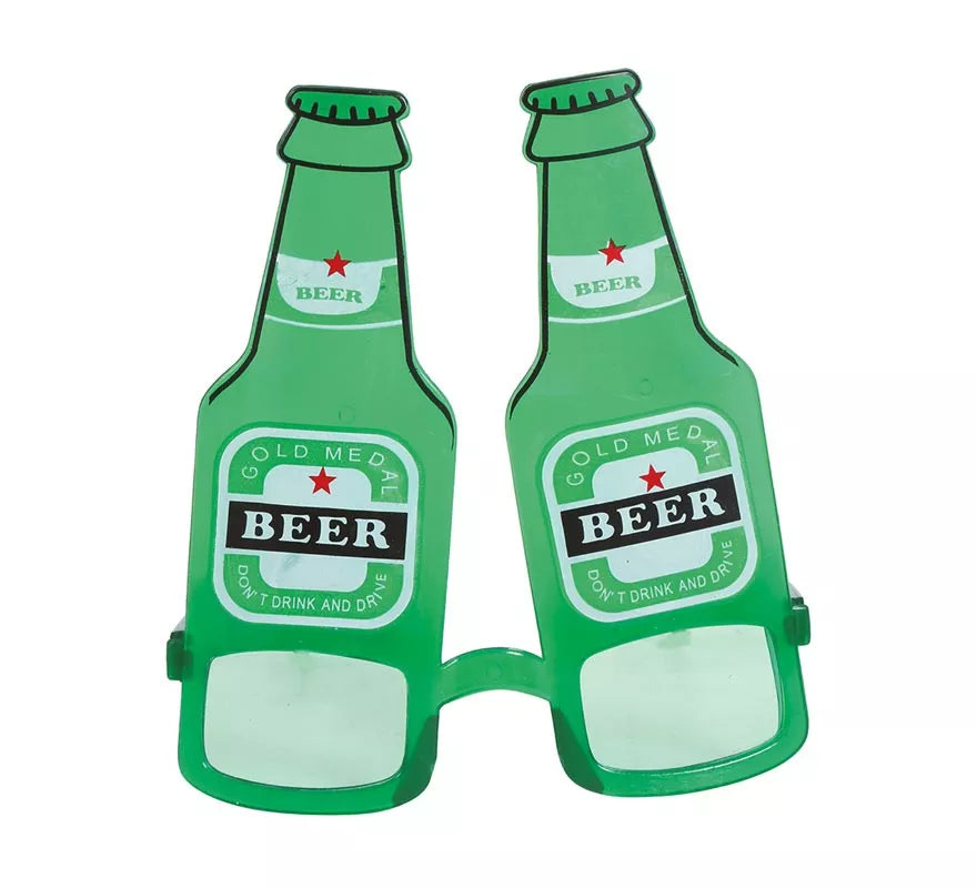 Gafas de Botellas de Cerveza Verde