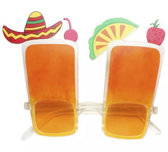 Orangefarbene Cocktailgläser für Erwachsene