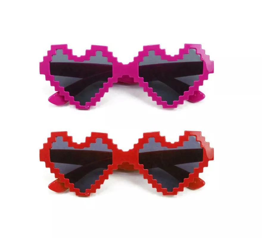 Translation missing: de.Gafas de Corazón pixeles colores surtidos