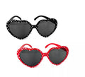 Gafas de Corazón Topos blancos colores surtidos
