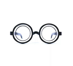 Schwarze Nerd-Brille