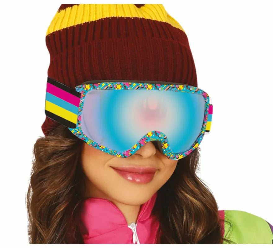 Translation missing: de.Gafas de Esquiar estampado azul adulto