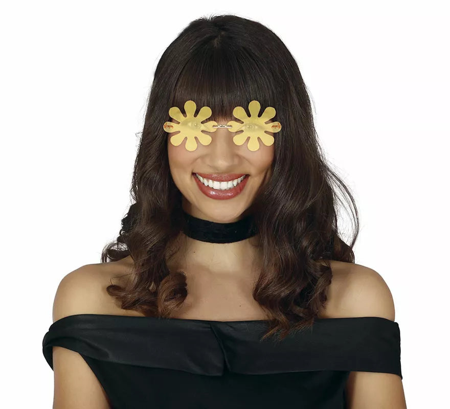 Translation missing: de.Gafas de Flores amarillas adulto