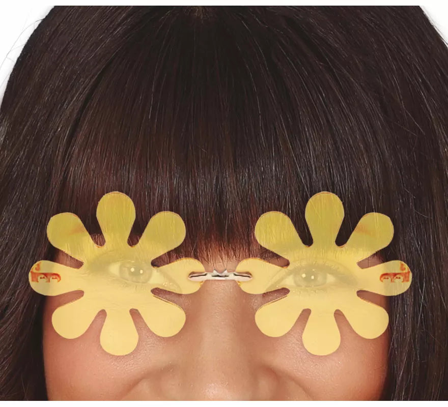 Translation missing: de.Gafas de Flores amarillas adulto