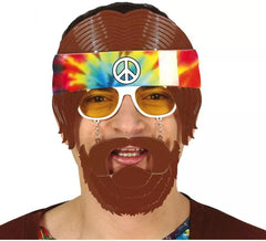 Hippie-Brille mit Bärten