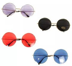 Runde Hippie-Brille in verschiedenen Farben