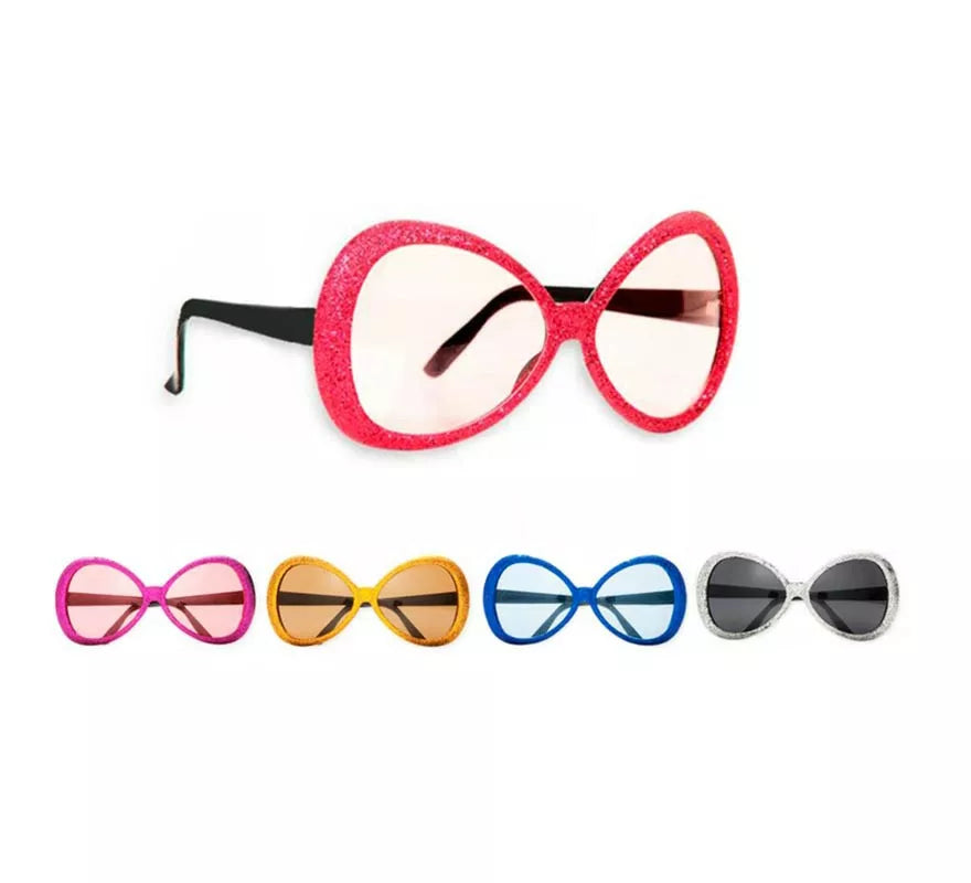 Translation missing: de.Gafas de Mosca con purpurina colores surtidos