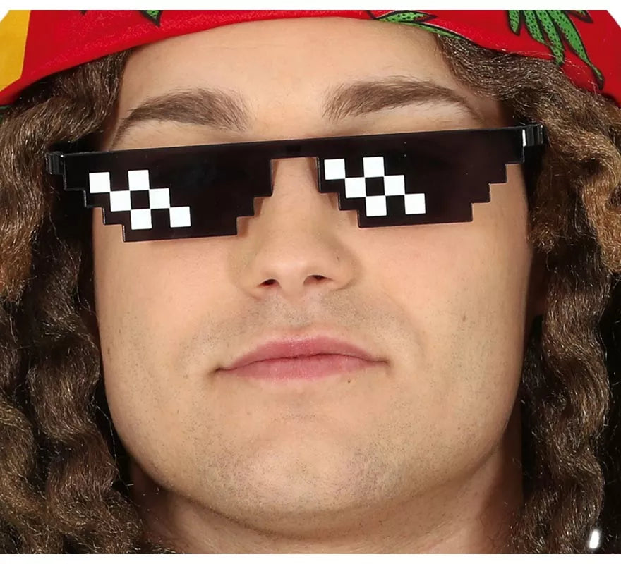 Translation missing: de.Gafas de Pixel Negro y Blanco