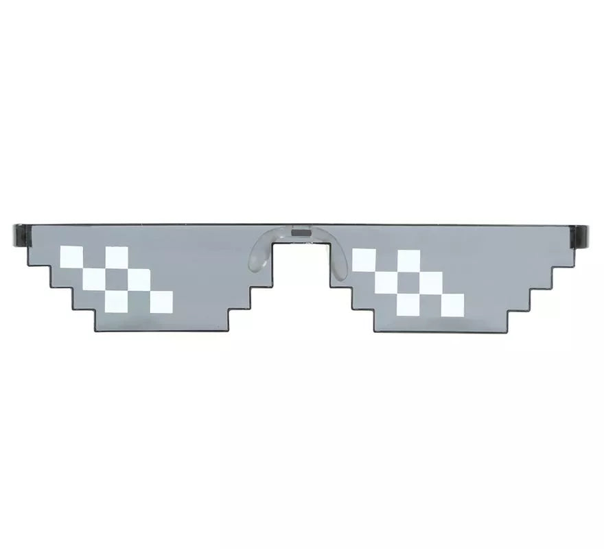 Translation missing: de.Gafas de Pixel Negro y Blanco