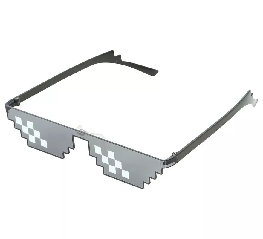 Translation missing: de.Gafas de Pixel Negro y Blanco