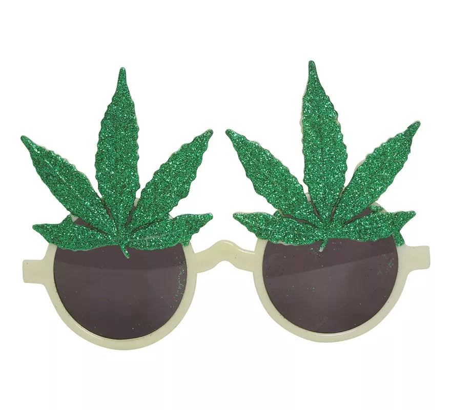 Translation missing: de.Gafas de Rastafari con hojas de Marihuana
