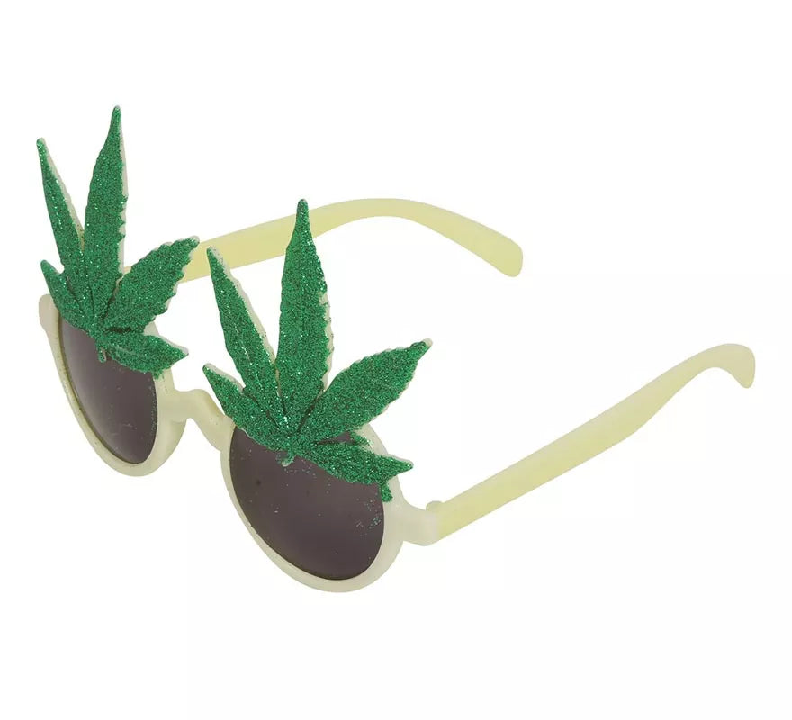 Translation missing: de.Gafas de Rastafari con hojas de Marihuana