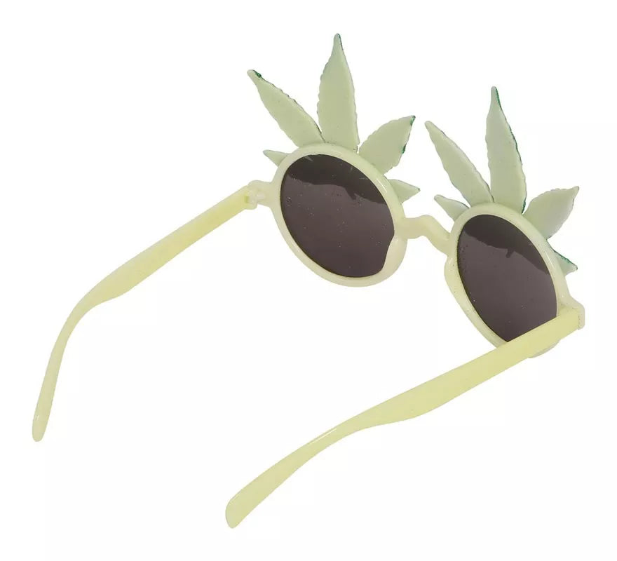 Translation missing: de.Gafas de Rastafari con hojas de Marihuana