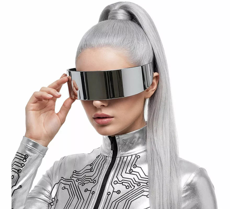 Translation missing: de.Gafas de Robot Futuristas plateadas