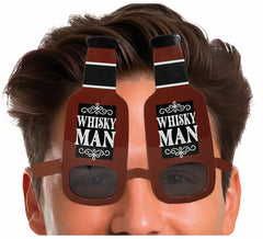 Braune Whisky- Mann- Gläser
