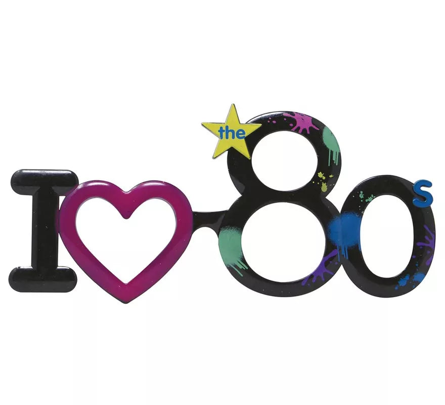 Gafas Divertidas I Love 80