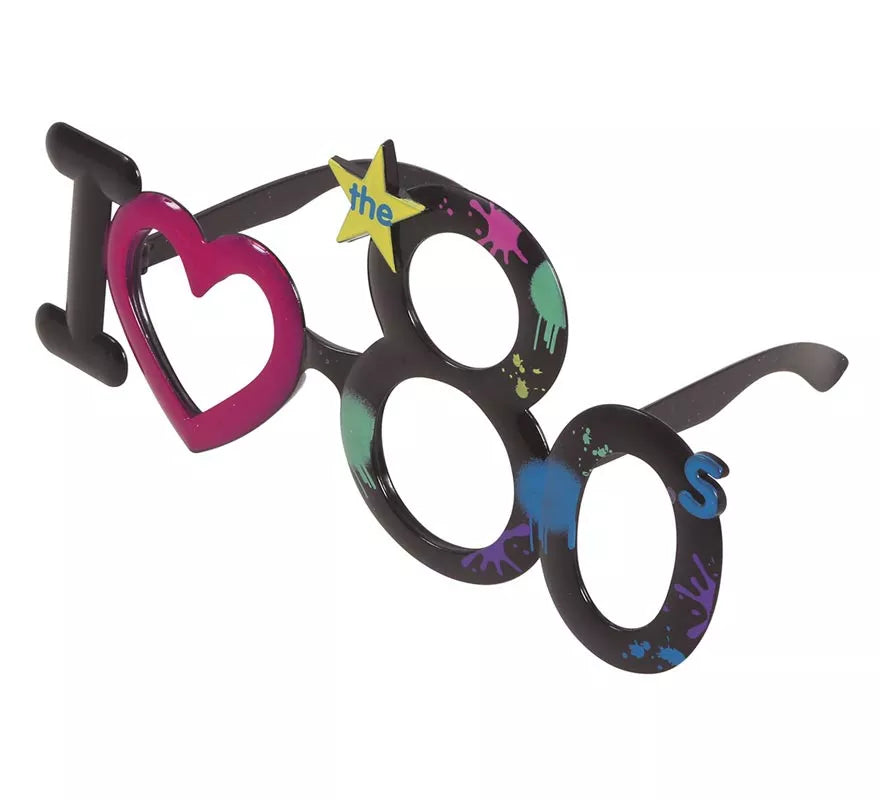 Gafas Divertidas I Love 80