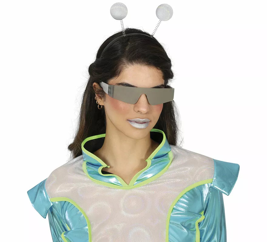 Translation missing: de.Gafas Espejo del futuro gris adulto