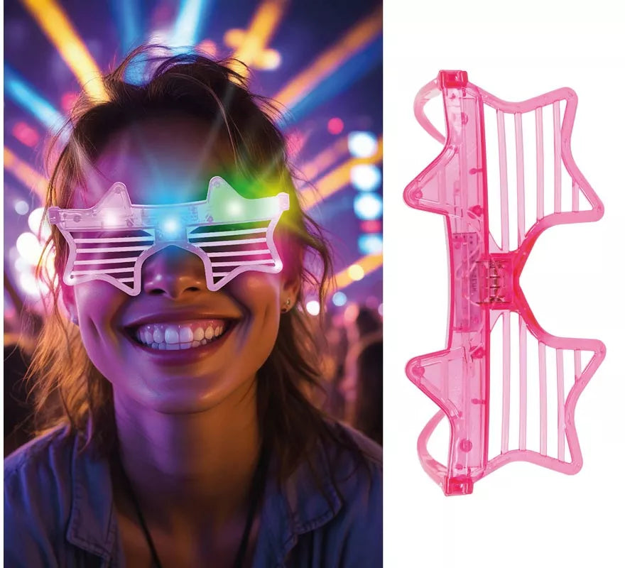 Translation missing: de.Gafas Estrellas a rayas con Led