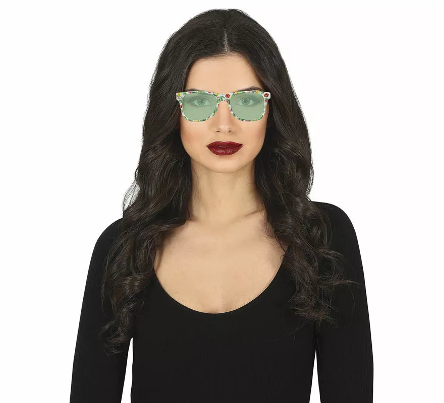 Translation missing: de.Gafas Exóticas Tropicales naranja adulto