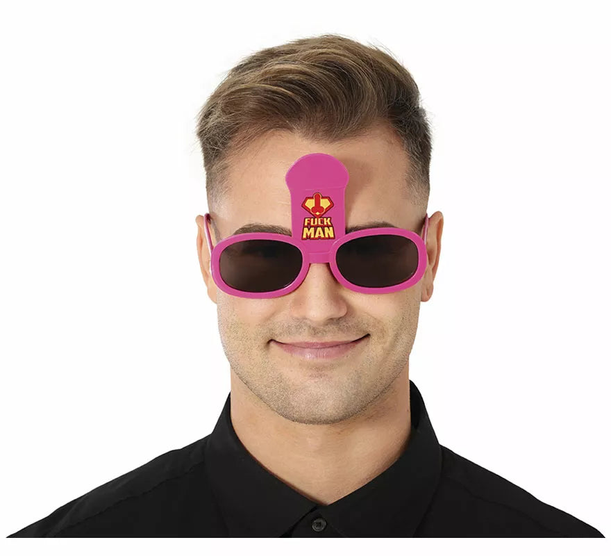 Translation missing: de.Gafas Fuckman rosa adulto