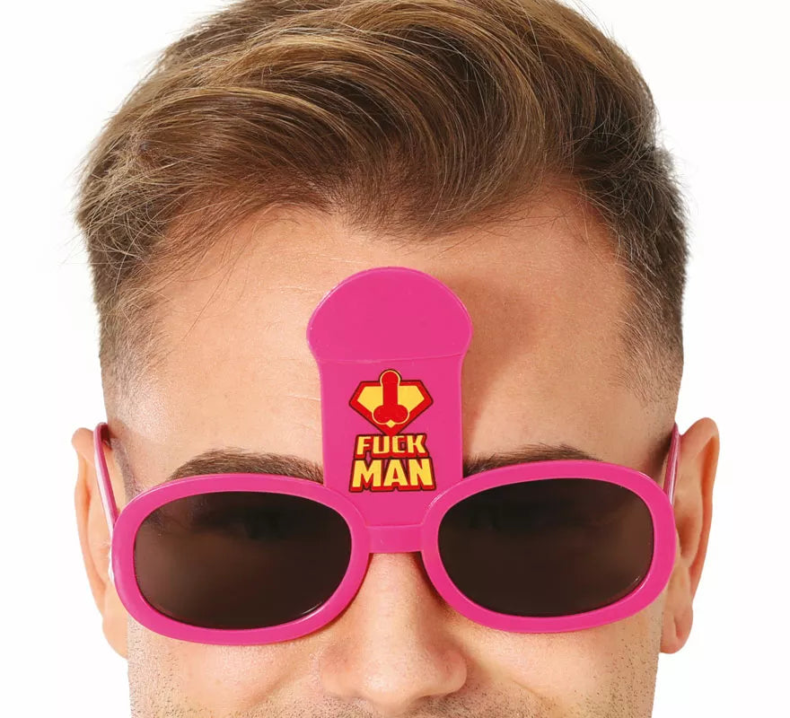 Translation missing: de.Gafas Fuckman rosa adulto