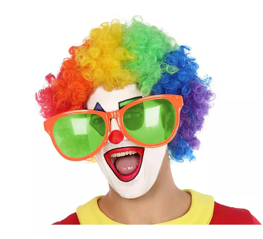 Translation missing: de.Gafas Gigantes Payaso Naranjas