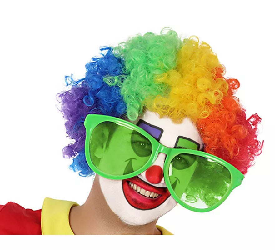 Translation missing: de.Gafas Gigantes Payaso Verdes