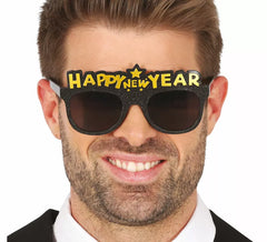 Erwachsene schwarze Frohes Neues Jahr-Brille