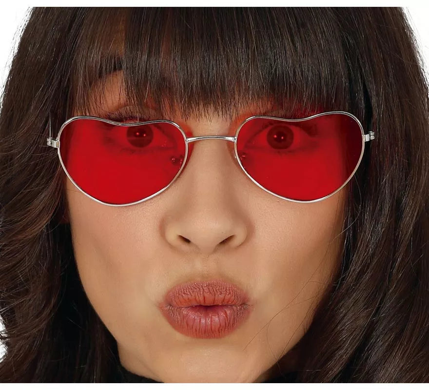 Translation missing: de.Gafas Hippie de Corazones Rojos